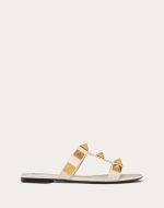 FLAT ROMAN STUD CALFSKIN SLIDE SANDAL - Image 6